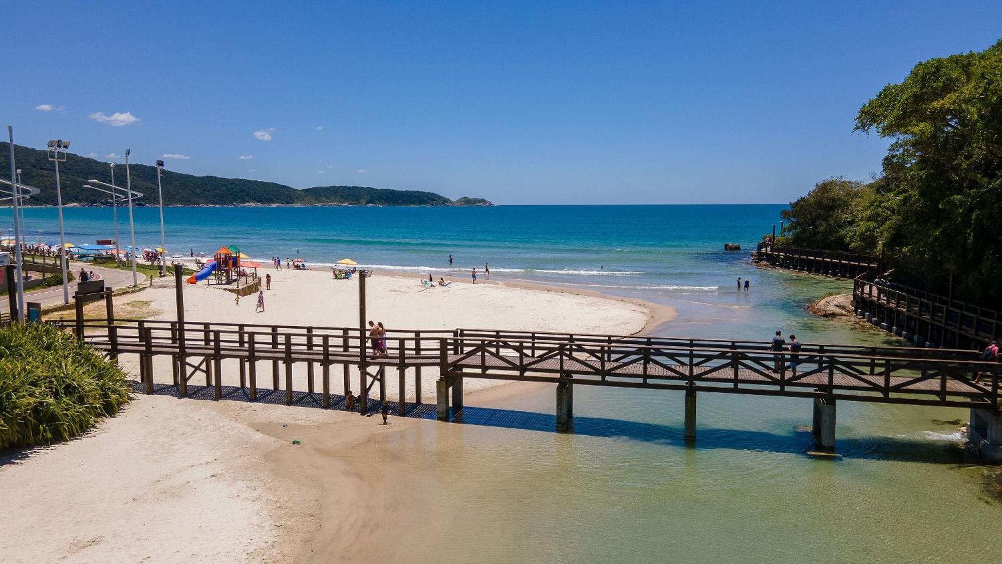 Apartamento Praia de Mariscal e Canto Grande - Bombinhas SC Exterior foto